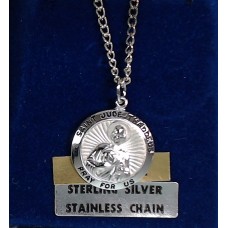 St Jude Medal with chain